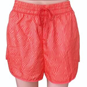ENERGY ZONE PERFORMANCE Lined Orange Striped Activewear Shorts ~ Women's XL